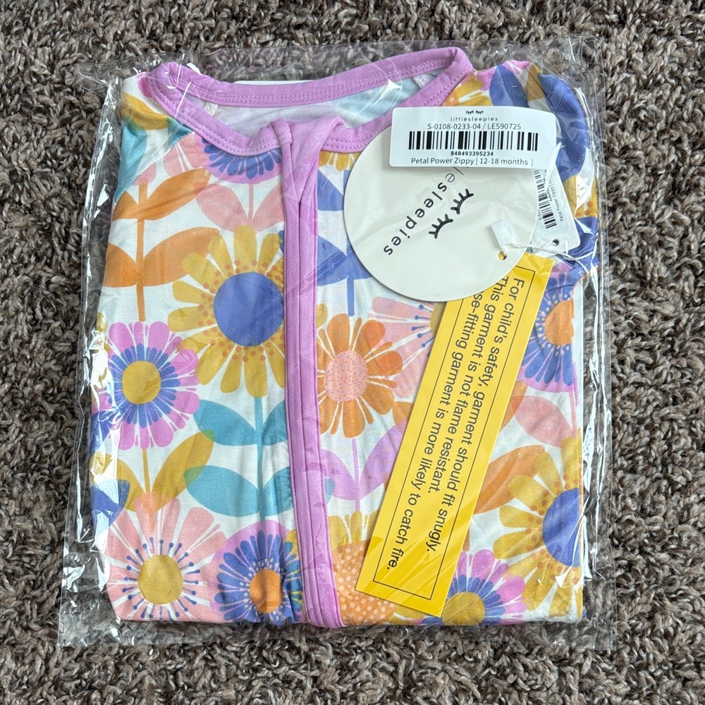 Little Sleepies Petal Power Zippy | 12-18 months